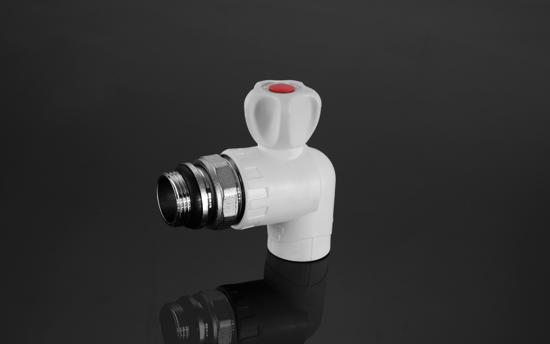 Кран шаровой для радиатора угловой